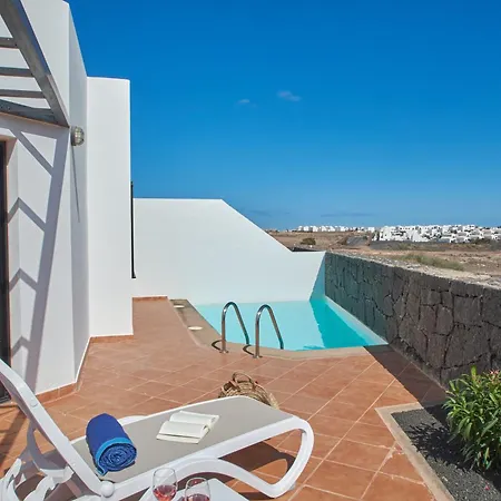 Maria De Timanfaya - Sea And Mountains Views, Pool, Wifi, 15 Minutes Walk To Marina Rubicon Semesterbostad Playa Blanca (Lanzarote)