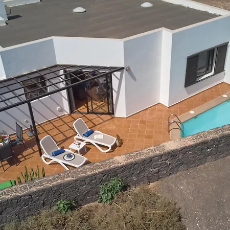 Maria De Timanfaya - Sea And Mountains Views, Pool, Wifi, 15 Minutes Walk To Marina Rubicon Semesterbostad Playa Blanca (Lanzarote)